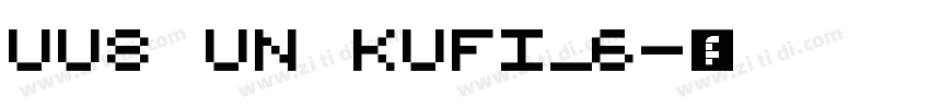 UUS UN KUFI_6字体转换
